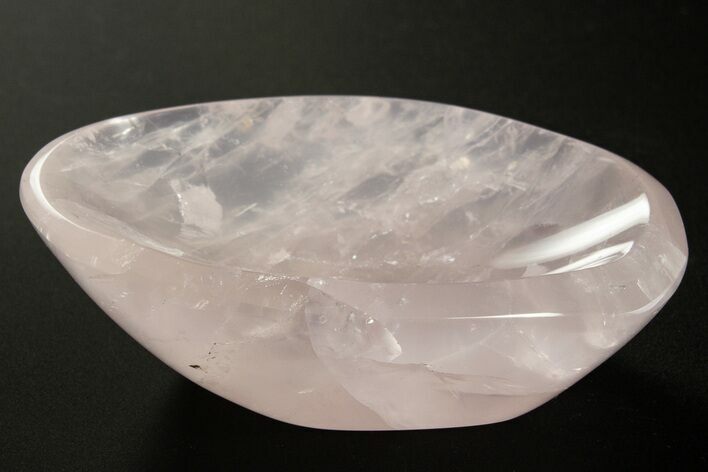 Polished Rose Quartz Dish #336883